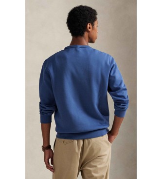 Polo Ralph Lauren Niebieska bluza z podwójnej dzianiny