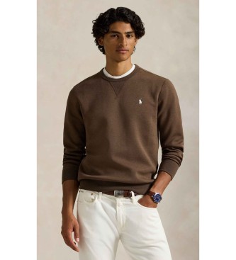 Polo Ralph Lauren Brązowa bluza z podwójnej dzianiny