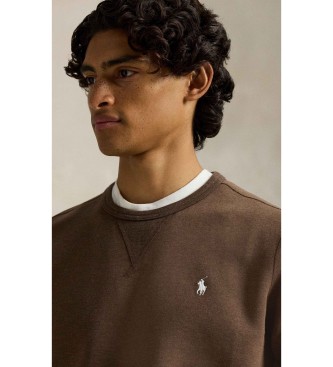 Polo Ralph Lauren Brązowa bluza z podwójnej dzianiny