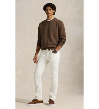 Polo Ralph Lauren Brązowa bluza z podwójnej dzianiny