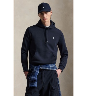 Polo Ralph Lauren Doppelstrick-Sweatshirt mit Kapuze marineblau