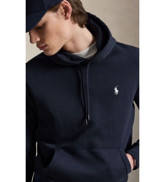 Polo Ralph Lauren Doppelstrick-Sweatshirt mit Kapuze marineblau