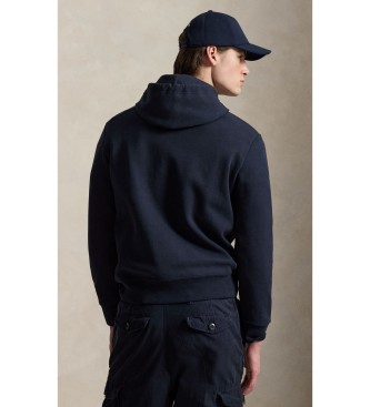 Polo Ralph Lauren Doppelstrick-Sweatshirt mit Kapuze marineblau
