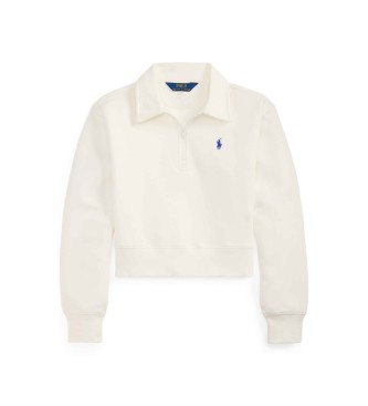 Polo Ralph Lauren Doppelt gestricktes Sweatshirt mit wei�em Karoschnitt