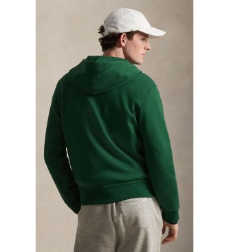 Polo Ralph Lauren Felpa in maglia doppia e zip verde