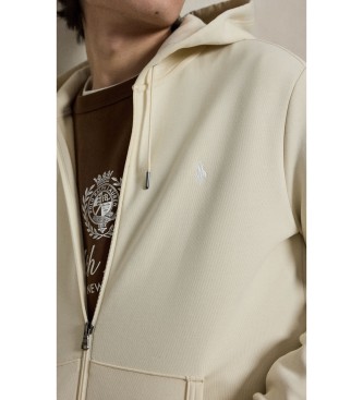 Polo Ralph Lauren Felpa in maglia doppia con cerniera beige