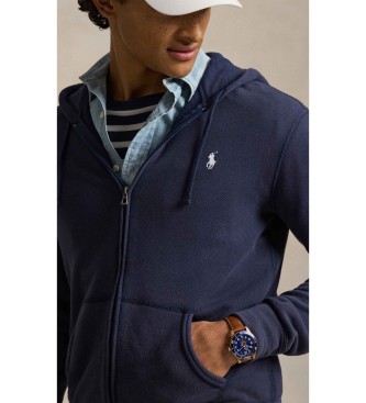 Polo Ralph Lauren Navy sweatshirt i frott� med h�tte