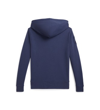 Polo Ralph Lauren Badstof sweatshirt met capuchon Big Pony navy