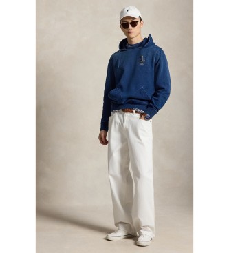 Polo Ralph Lauren Felpa in spugna con cappuccio e Polo Bear marinaro