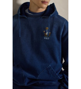 Polo Ralph Lauren Felpa in spugna con cappuccio e Polo Bear marinaro