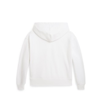 Polo Ralph Lauren White cotton terry hoodie sweatshirt