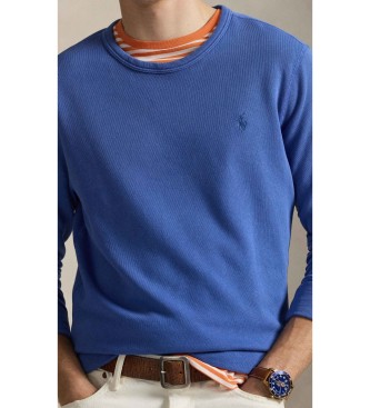Polo Ralph Lauren Bl� sweatshirt i fransk frott�