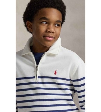 Polo Ralph Lauren Camisola de malha felpuda francesa às riscas