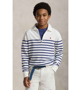 Polo Ralph Lauren Camisola de malha felpuda francesa às riscas