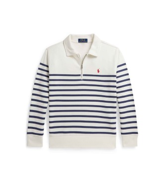 Polo Ralph Lauren Camisola de malha felpuda francesa às riscas