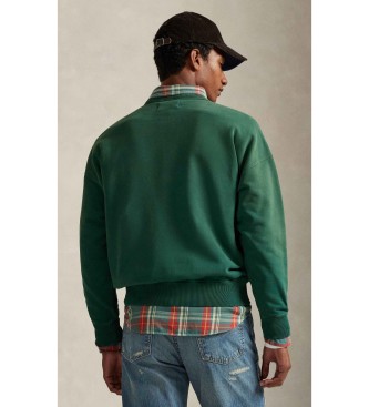 Polo Ralph Lauren Bluza frotte Relaxed Fit zielona