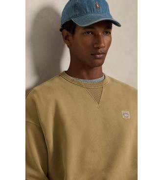 Polo Ralph Lauren Bluza frotte Relaxed Fit w kolorze beżowym
