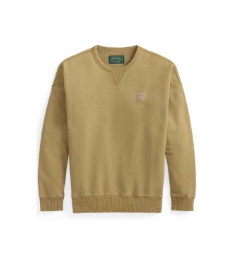 Polo Ralph Lauren Bluza frotte Relaxed Fit w kolorze beżowym