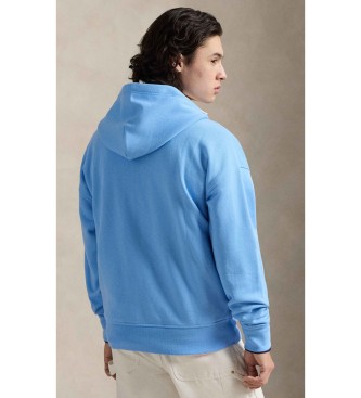 Polo Ralph Lauren Bluza polarowa Polo Sport z kapturem niebieska