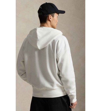 Polo Ralph Lauren Bluza z kapturem Polo Sport z białego polaru