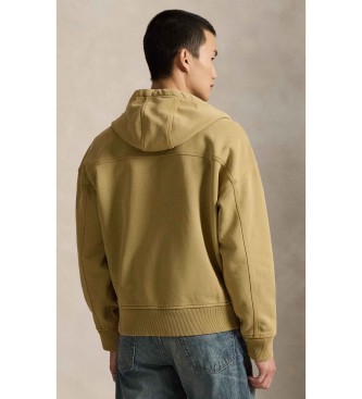 Polo Ralph Lauren Bluza z polaru frotte Relaxed Fit w kolorze beżowym