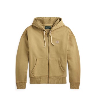 Polo Ralph Lauren Bluza z polaru frotte Relaxed Fit w kolorze beżowym