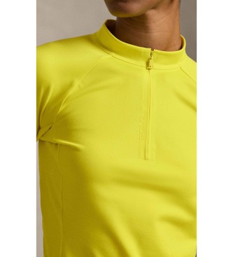 Polo Ralph Lauren Geel velours jersey gebreid sweatshirt