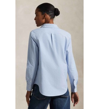 Polo Ralph Lauren La chemise oxford Classic Fit bleue iconique