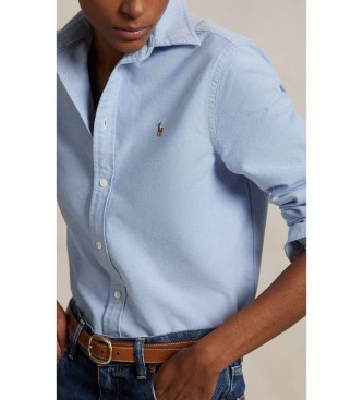 Polo Ralph Lauren La chemise oxford Classic Fit bleue iconique