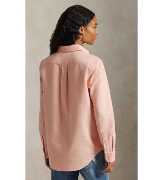 Polo Ralph Lauren Ikonisk koralrosa skjorte