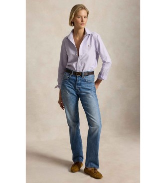 Polo Ralph Lauren Ikonisk lilla skjorte