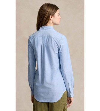 Polo Ralph Lauren Iconic oxford Stretch Slim fit skjorta blå