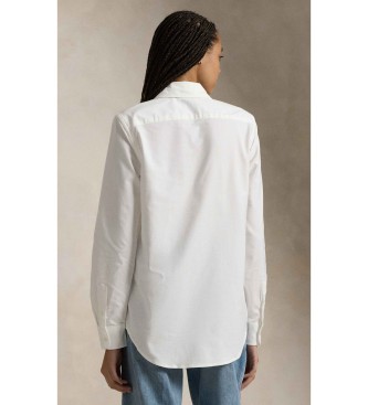 Polo Ralph Lauren Das ikonische Stretch Slim Oxford-Hemd weiß