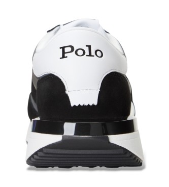 Polo Ralph Lauren Leren Train 89 Panel sneakers zwart