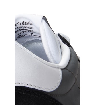 Polo Ralph Lauren Leren Train 89 Panel sneakers zwart