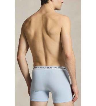 Polo Ralph Lauren Set van 3 katoenen boxershorts blauw, marine, geel