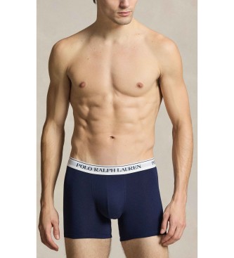 Polo Ralph Lauren Set van 3 katoenen boxershorts blauw, marine, geel
