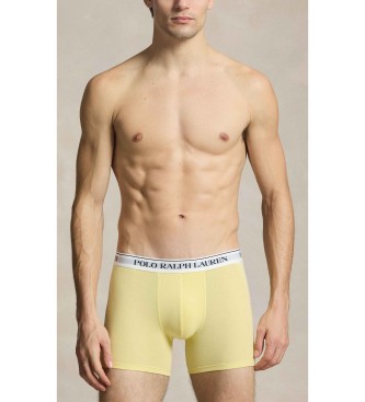 Polo Ralph Lauren Set van 3 katoenen boxershorts blauw, marine, geel