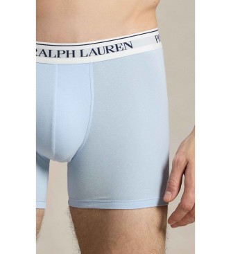 Polo Ralph Lauren Set van 3 katoenen boxershorts blauw, marine, geel