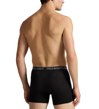 Polo Ralph Lauren Set 3 bóxers de algodón negro