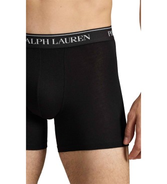 Polo Ralph Lauren Set 3 bóxers de algodón negro