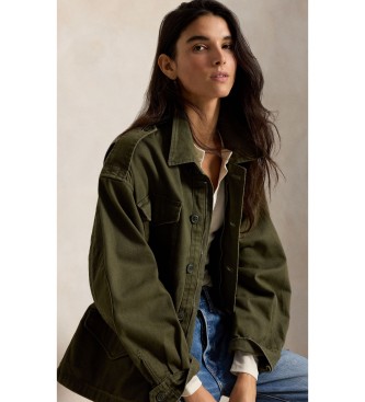 Polo Ralph Lauren Green cropped jacket