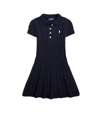 Polo Ralph Lauren Navy cotton knit polo dress