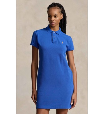 Polo Ralph Lauren Poloshirt-kjole i bl� bomuldspik�