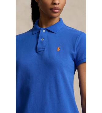 Polo Ralph Lauren Poloshirt-kjole i bl� bomuldspik�