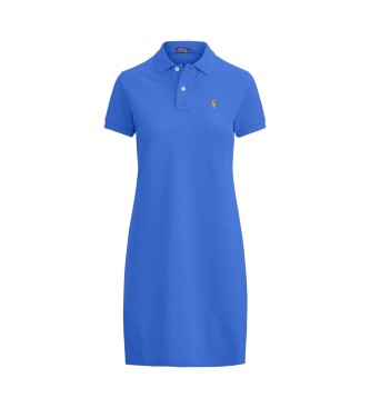 Polo Ralph Lauren Poloshirt-kjole i bl� bomuldspik�