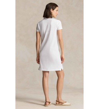 Polo Ralph Lauren Vestido tipo polo de piqué de algodón blanco