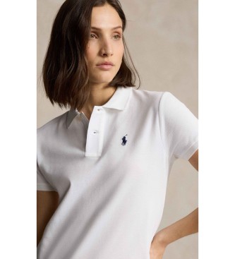 Polo Ralph Lauren Vestido tipo polo de piqué de algodón blanco