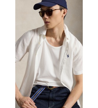 Polo Ralph Lauren Wit hemdje met bandjes