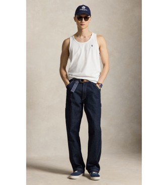 Polo Ralph Lauren Wit hemdje met bandjes